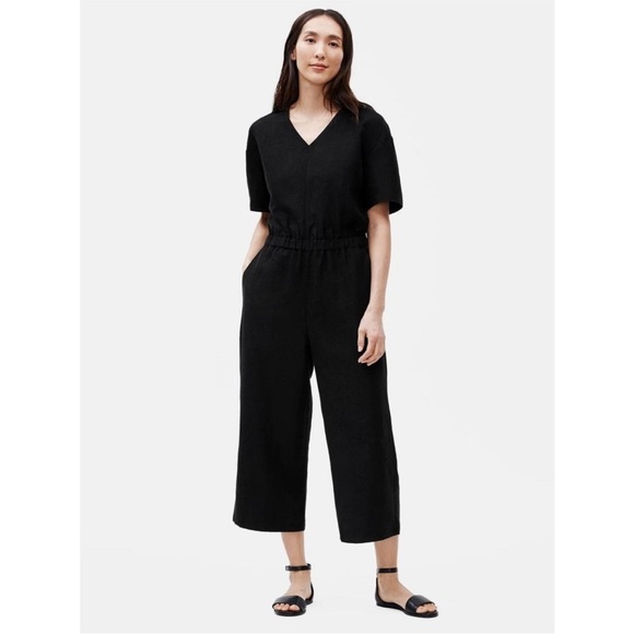 Eileen Fisher Pants - Eileen Fisher Tencel Organic Linen Slub Jumpsuit